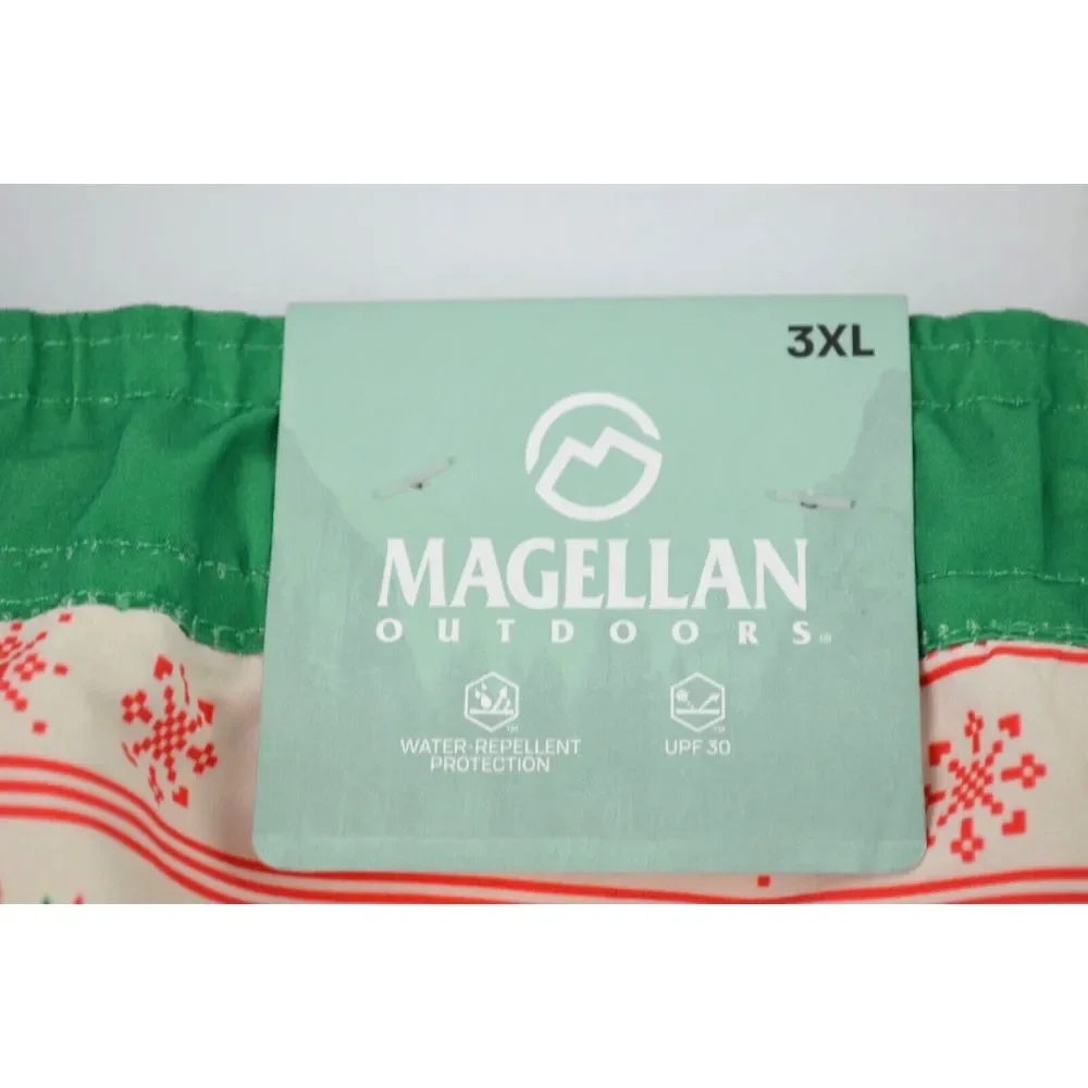 Magellan Outdoors Christmas‎ Holiday Collection Men's 3XL Fish Gear Boat Shorts